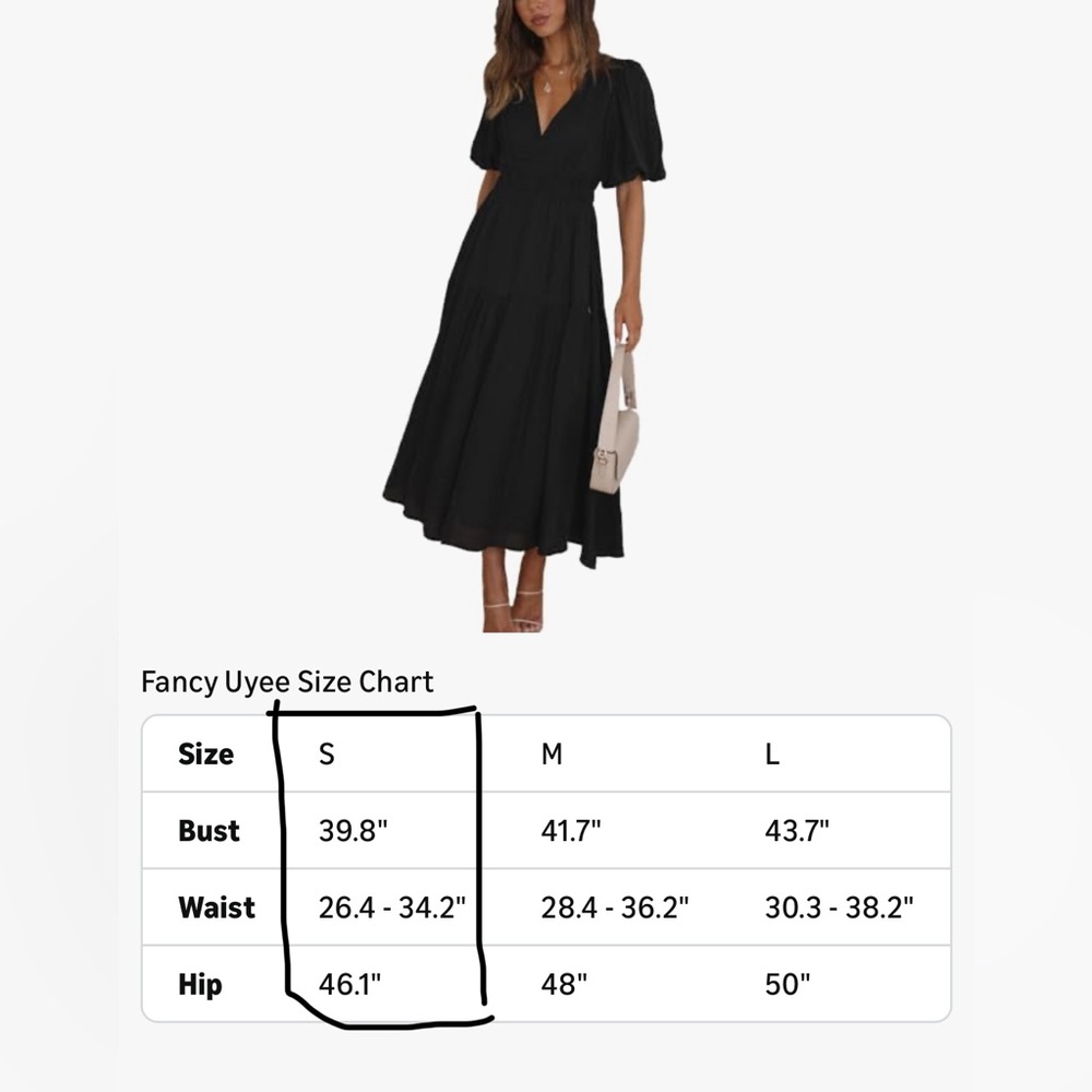 ❗️SOLD❗️Elegant Black Maxi Dress - Picture 4 of 4